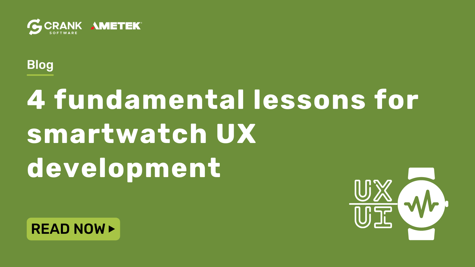 utilfredsstillende span Faderlig 4 fundamental lessons for smartwatch UX development