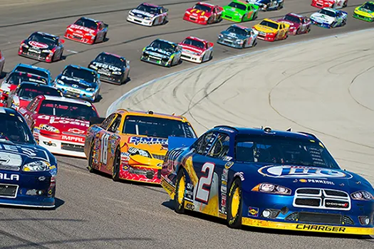 Storyboard-created LCD displays in the NASCAR cockpit